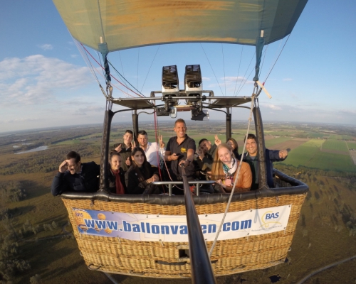 Private balloon flight the Netherlands